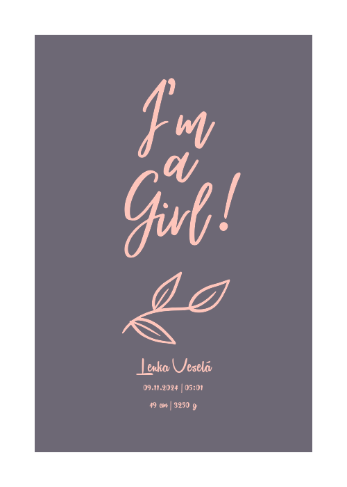 Jsem holka!, s větvičkou